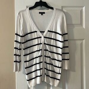 THE LIMITED STRIPED CARDIGAN